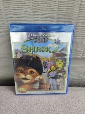 Shrek 2 Blu Ray 3D DVD Combo Pack Dreamworks 2004. Brand new, factory sealed